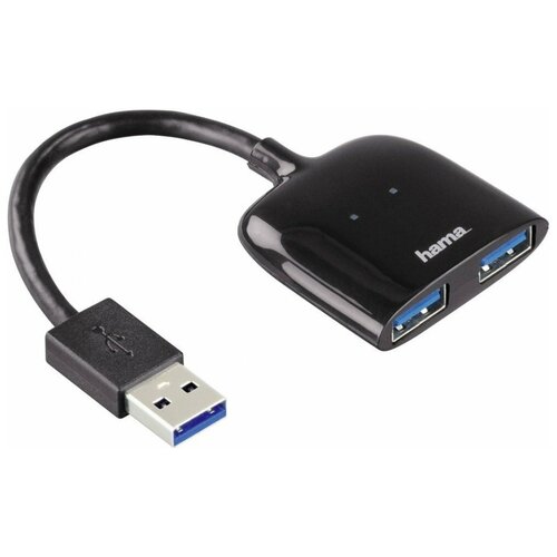 Хаб USB Hama Mobil 2xUSB 30 00054132 104000₽
