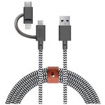 Кабель Native Union Belt Universal USB - USB Type-C/Micro-USB/Lightning MFI - изображение