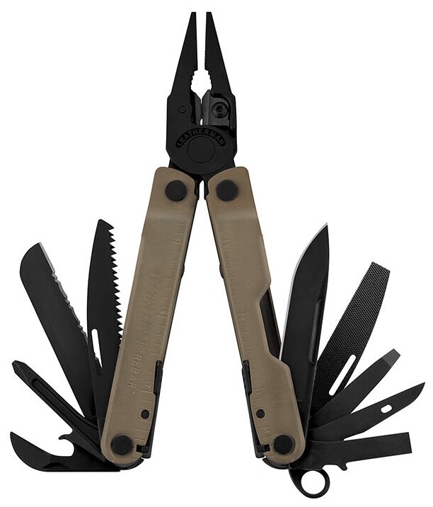 Мультитул пассатижи LEATHERMAN Rebar (832406) черно-коричневый