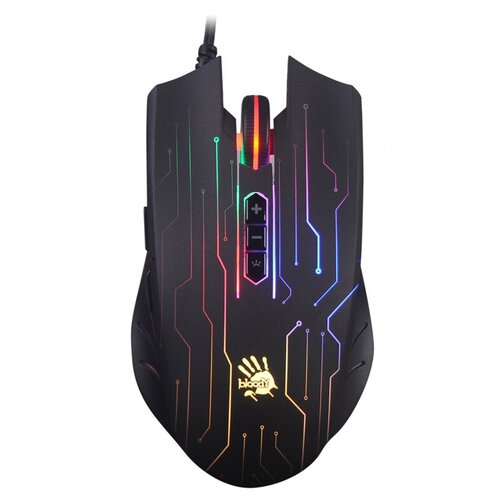 Мышь A4Tech Bloody Q82 черныйрисунок оптическая 3200dpi USB30 8but 220700₽