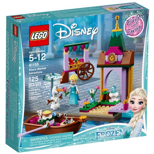 Конструктор LEGO Disney Princess 41155 Приключения Эльзы на рынке, 125 дет. конструктор lego disney princess двор замка эльзы