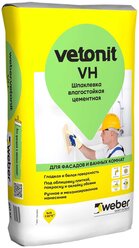 Шпатлевка Weber VH, белый, 20 кг