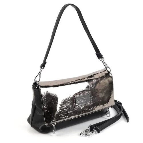 Женская кожаная сумка Decoratta D-3733-3 Блек/Сильвер (102602)