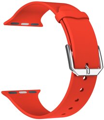 Lyambda Силиконовый ремешок Alcor для Apple Watch 38/40 mm, red