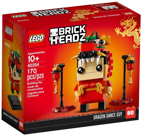 LEGO BrickHeadz 40354 Танец дракона, 170 дет.