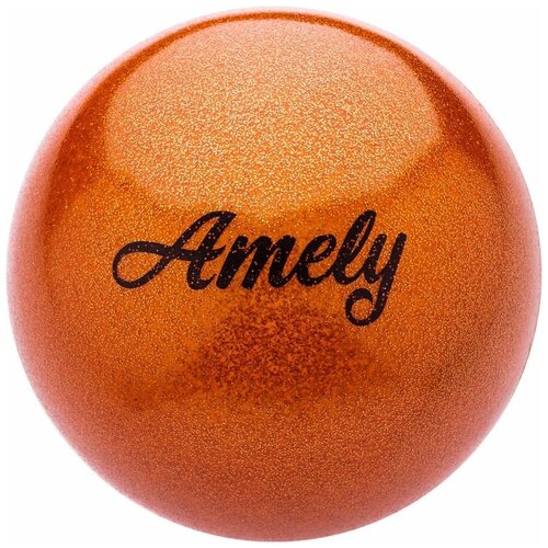 Мяч гимнастический Amely AGB-103 ф: круглый d=19см оранжевый (УТ-00014049)