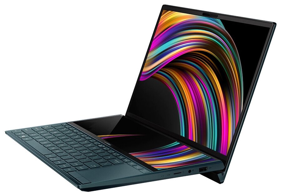 14 Ноутбук ASUS ZenBook Duo UX481FL-BM002TS 1920x1080 Intel Core i5 10210U 16 ГГц RAM 8 ГБ SSD 512 ГБ NVIDIA GeForce MX250 Windows 10 Home 90NB0P61-M01740 Celestial Blue