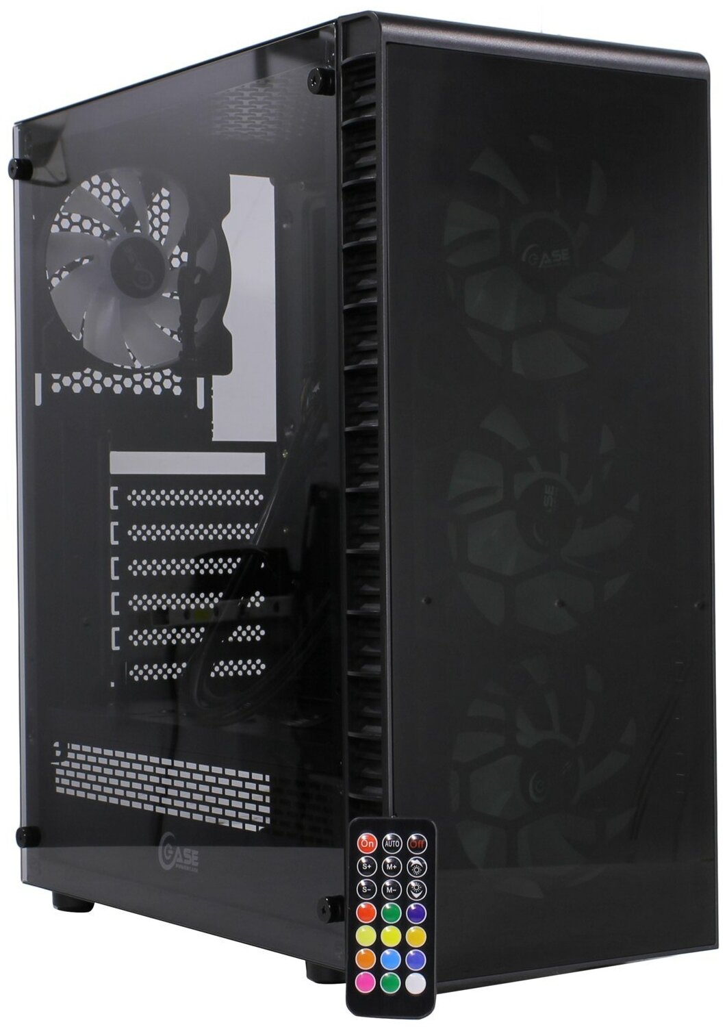 Корпус ATX Powercase CMIG4C-A4 черный, без БП, с окном, USB 3.0, 2*USB 2.0, audio - фото №3