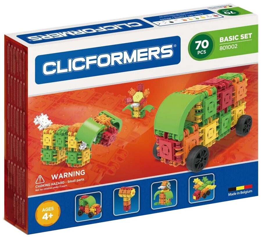 Конструктор Clicformers Basic Set (70 деталей)