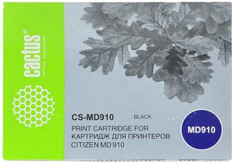 Картридж матричный Cactus CS-MD910 черный для Citizen MD-910