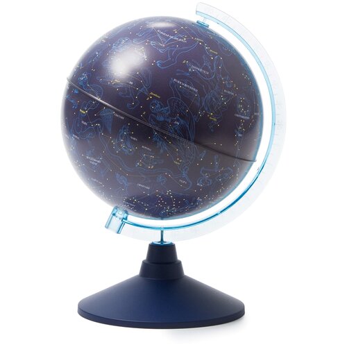 атласы и карты геодом атлас звездное небо 45 наклеек и глобус звездное небо с подсветкой классик евро 210 мм Глобус Globen 210 мм (Ке012100274), синий