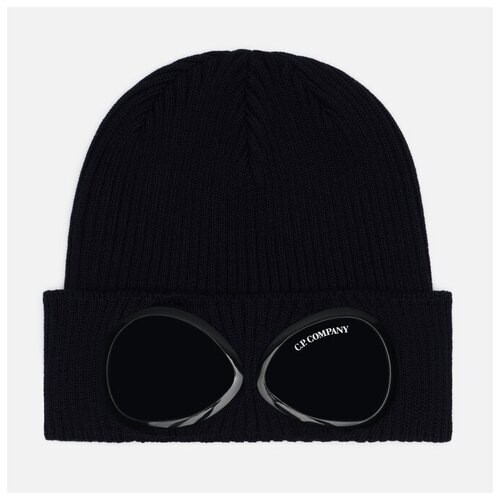 Шапка C.P. Company Cotton Goggle чёрный, Размер ONE SIZE