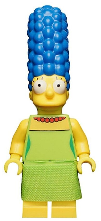Минифигурка Лего Lego sim009 Marge Simpson, The Simpsons, Series 1 (Minifigure Only without Stand and Accessories)