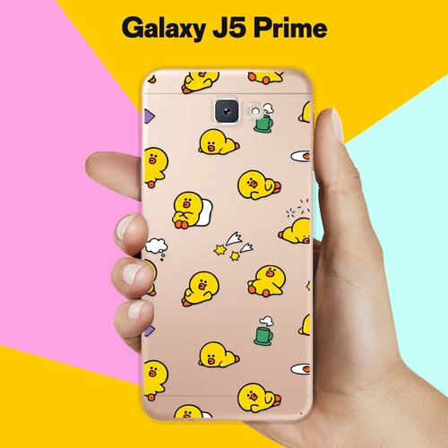 Силиконовый чехол на Samsung Galaxy J5 Prime Утята / для Самсунг Галакси Джей 5 Прайм
