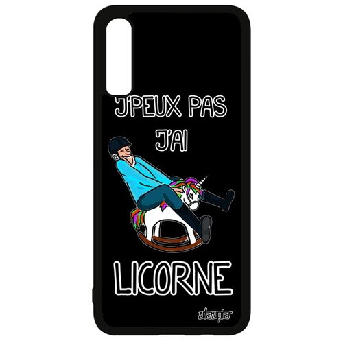 фото Чехол для мобильного galaxy a70, "не могу - у меня единорог!" карикатура сказка utaupia