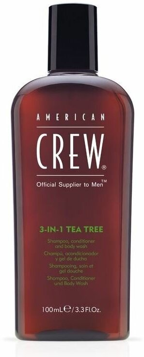 Гель для душа American Crew Tea Tree 3-in-1, 250 мл