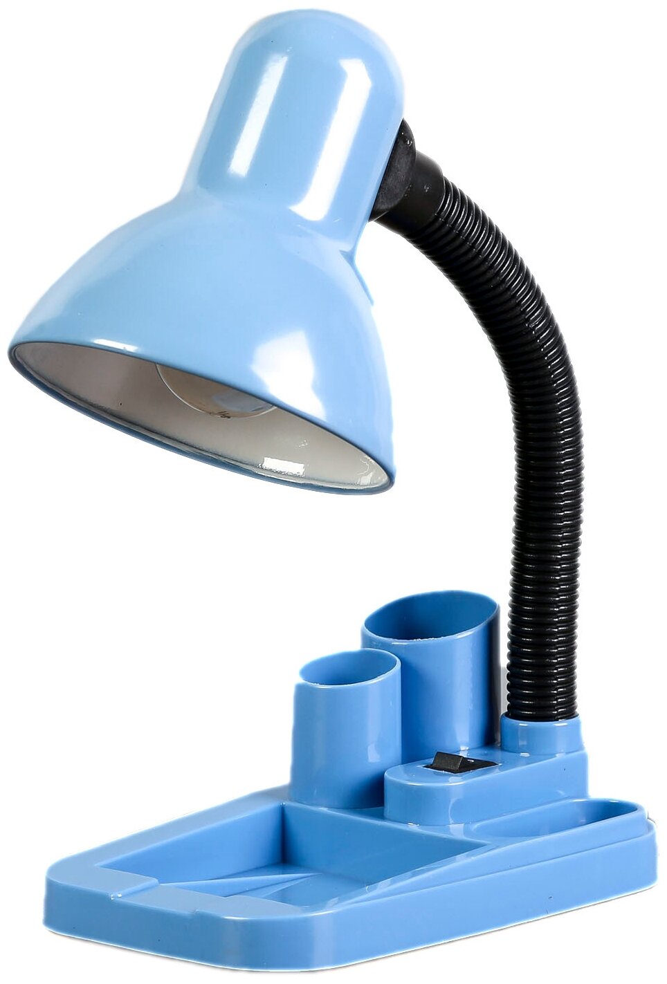 Лампа офисная RISALUX Мудрец 4063992 синий E27 40 Вт