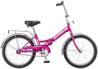 Городской велосипед STELS Pilot 310 20 (2017) фиолетовый 13" (требует финальной сборки)