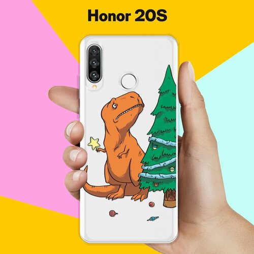 Силиконовый чехол на Honor 20S Звезда на елку / для Хонор 20С