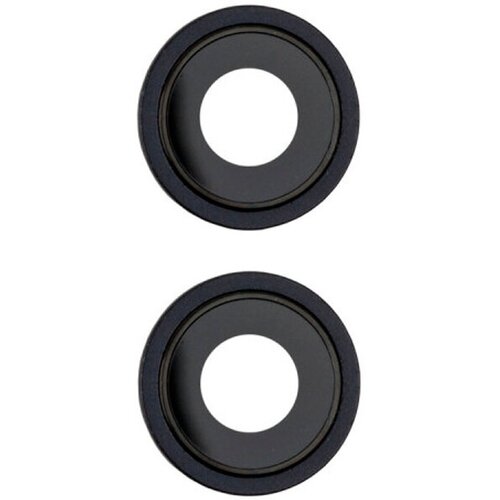 Стекло камеры для Apple iPhone 13 Mini (комплект 2 шт) (черное) стекло камеры с рамкой iphone 12 mini черное 2 штуки в комплекте