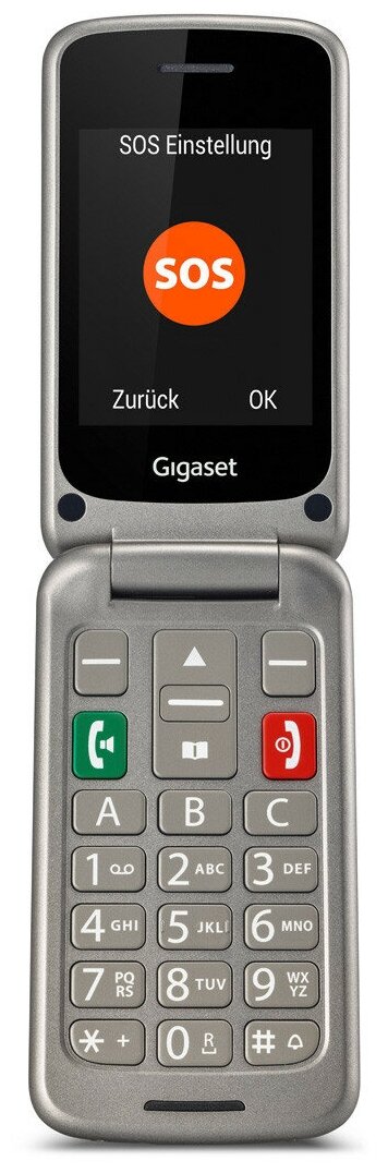 Телефон кнопочный раскладушка для пожилых и детей GL590