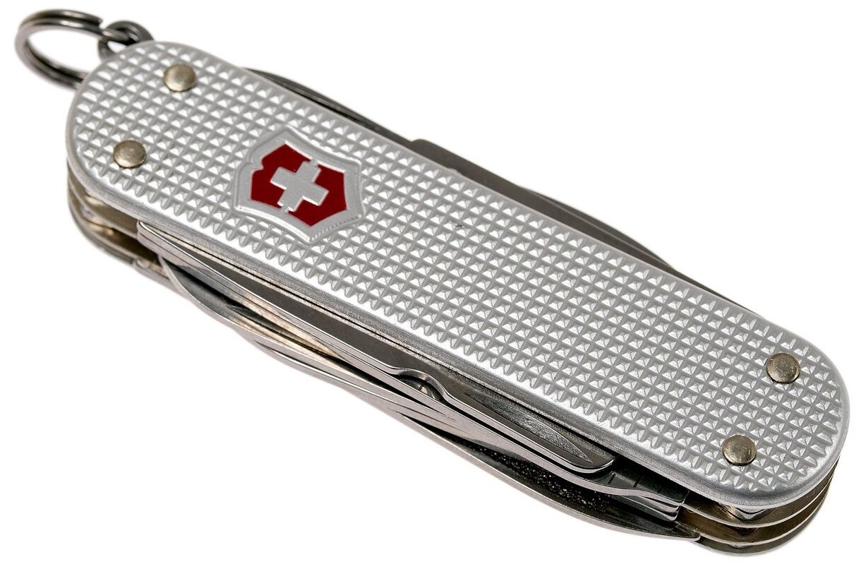 Victorinox Нож-брелок Alox MiniChamp, 58 мм, 14 фнк, серебристый 0.6381.26, 0.6381.26 - фотография № 2