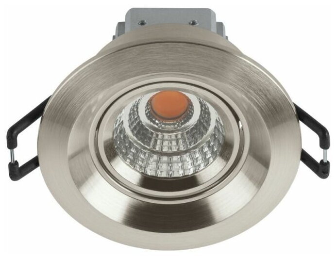 Светильник EGLO Talvera P 61544, LED, 6 Вт, 4000, нейтральный белый, цвет арматуры: никель, цвет плафона: серый - фотография № 2