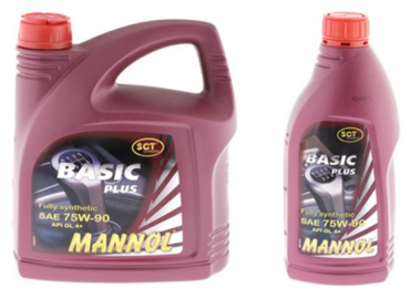 Масло трансмиссионное Mannol (sct) GL-4 Basic Plus 75w90 1л 1321 .