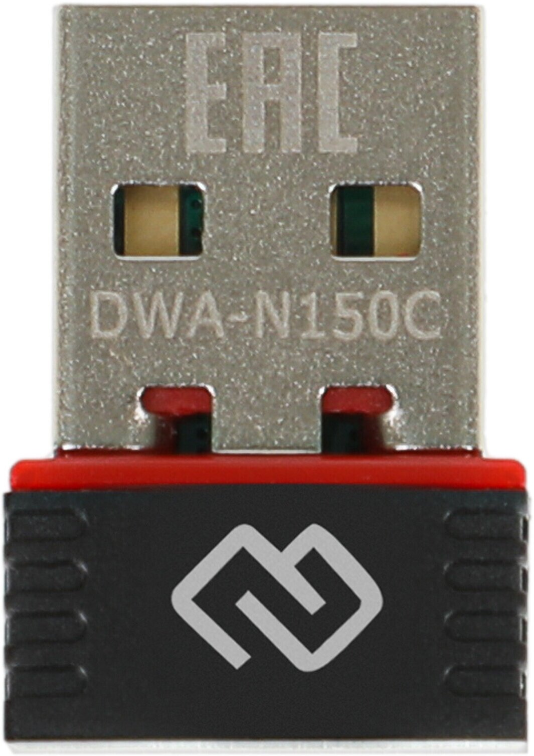Сетевой адаптер WiFi Digma DWA-N150C N150 USB 2.0 ант. внутр. 1ант. упак.1шт