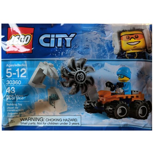 Конструктор LEGO City 30360 Арктическая ледяная пила, 43 дет. конструктор lego city 60036 арктическая база 733 дет