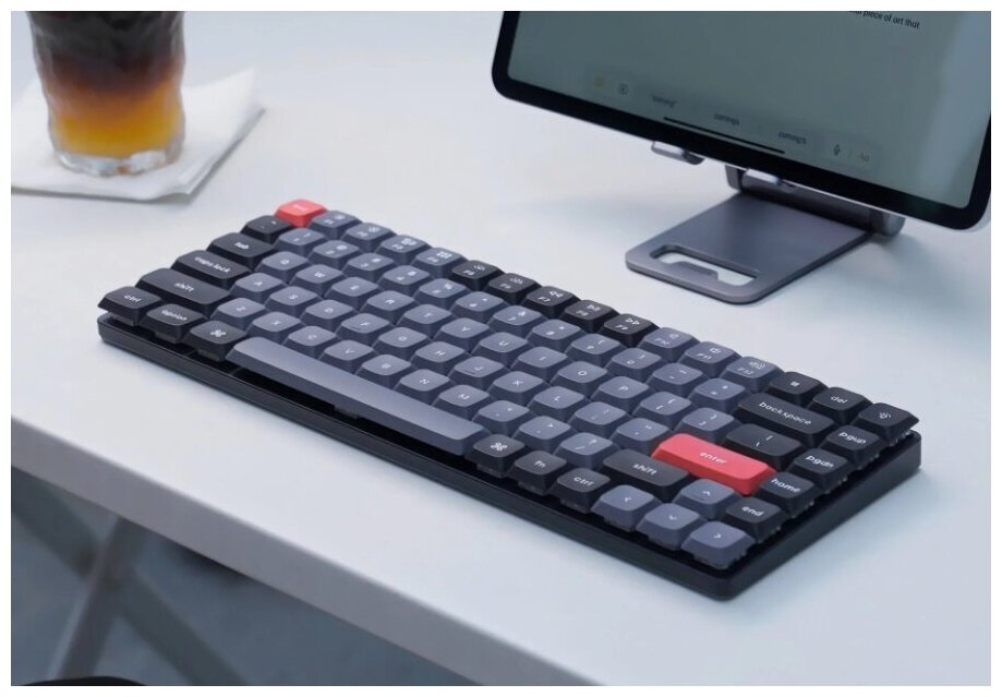 Клавиатура QMK Keychron K3 Pro, 84 клавиши, RGB-подсветка, Gateron Blue Switch - фото №12