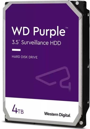 Жесткий диск 3.5" Western Digital WD Purple 4 ТБ, SATA III, 256 Mb, 5400 rpm (WD42PURZ)
