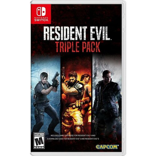 Игра Resident Evil Triple Pack US (Nintendo Switch) футболка с полной запечаткой женская printio resident evil