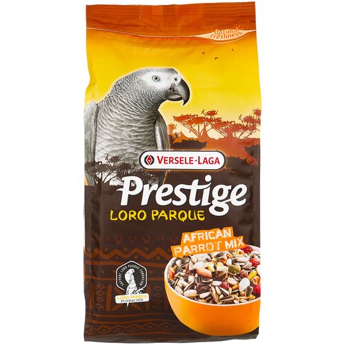 Versele-Laga корм Prestige PREMIUM Loro Parque African Parrot Mix для крупных попугаев, 1кг versele laga prestige big parakeets корм для средних попугаев 1кг