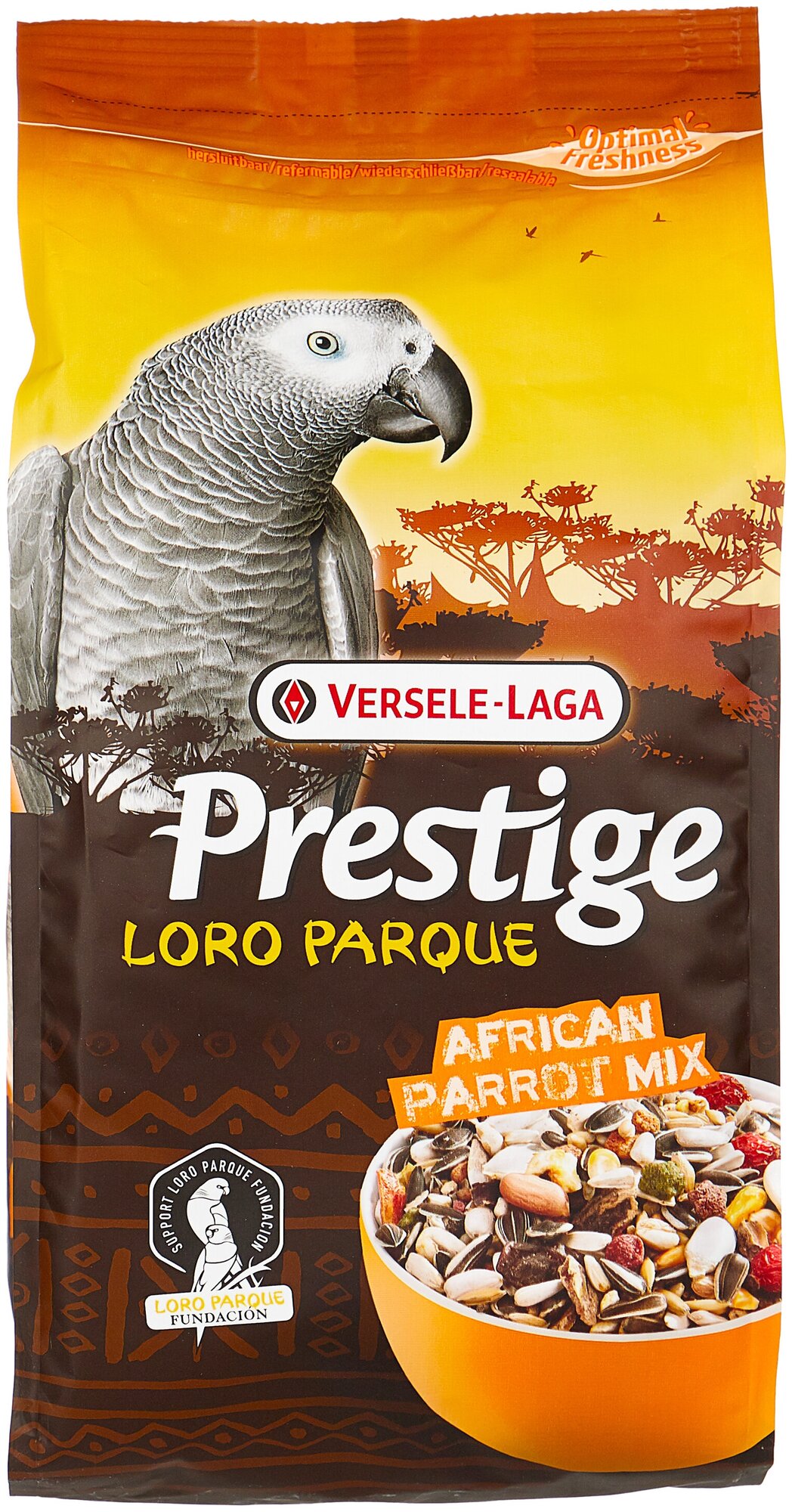 Versele-Laga корм Prestige PREMIUM Loro Parque African Parrot Mix для крупных попугаев