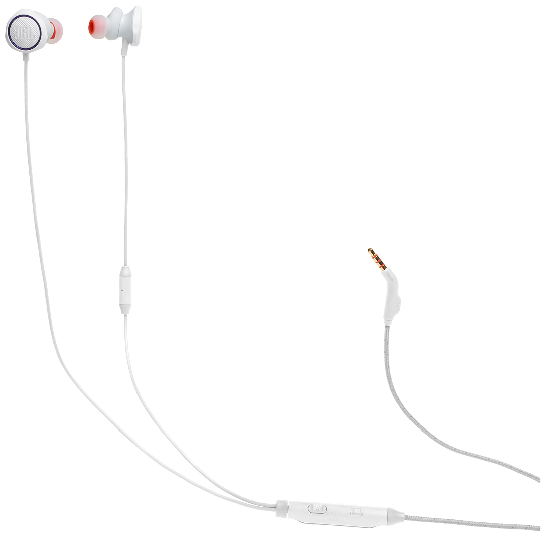 Наушники JBL Quantum 50, mini jack 3.5 mm, white