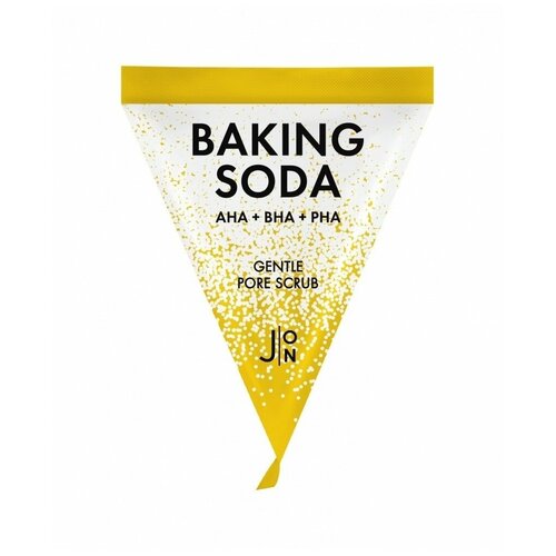 J: ON Скраб для лица с содой BAKING SODA GENTLE PORE SCRUB 5 гр средства для умывания для мужчин j on скраб пилинг для лица содовый baking soda gentle pore scrub 20 5 мл