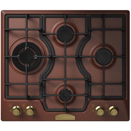 Варочная панель газовая Zigmund Shtain GN 24861 Mкорич Италия 4669000₽