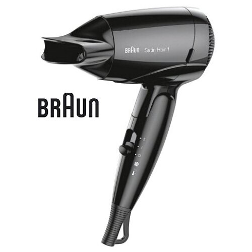 Фен Braun HD130 1200Вт черный 439200₽