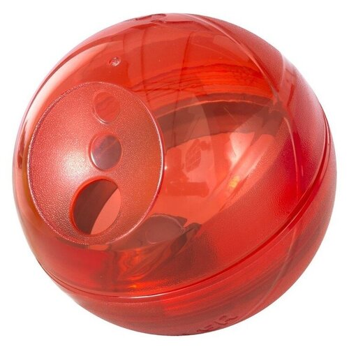 фото Мячик для собак rogz tumbler красный