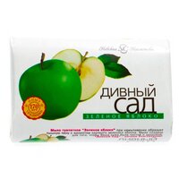 Невская Косметика Мыло кусковое Дивный сад зелёное яблоко, 90 г