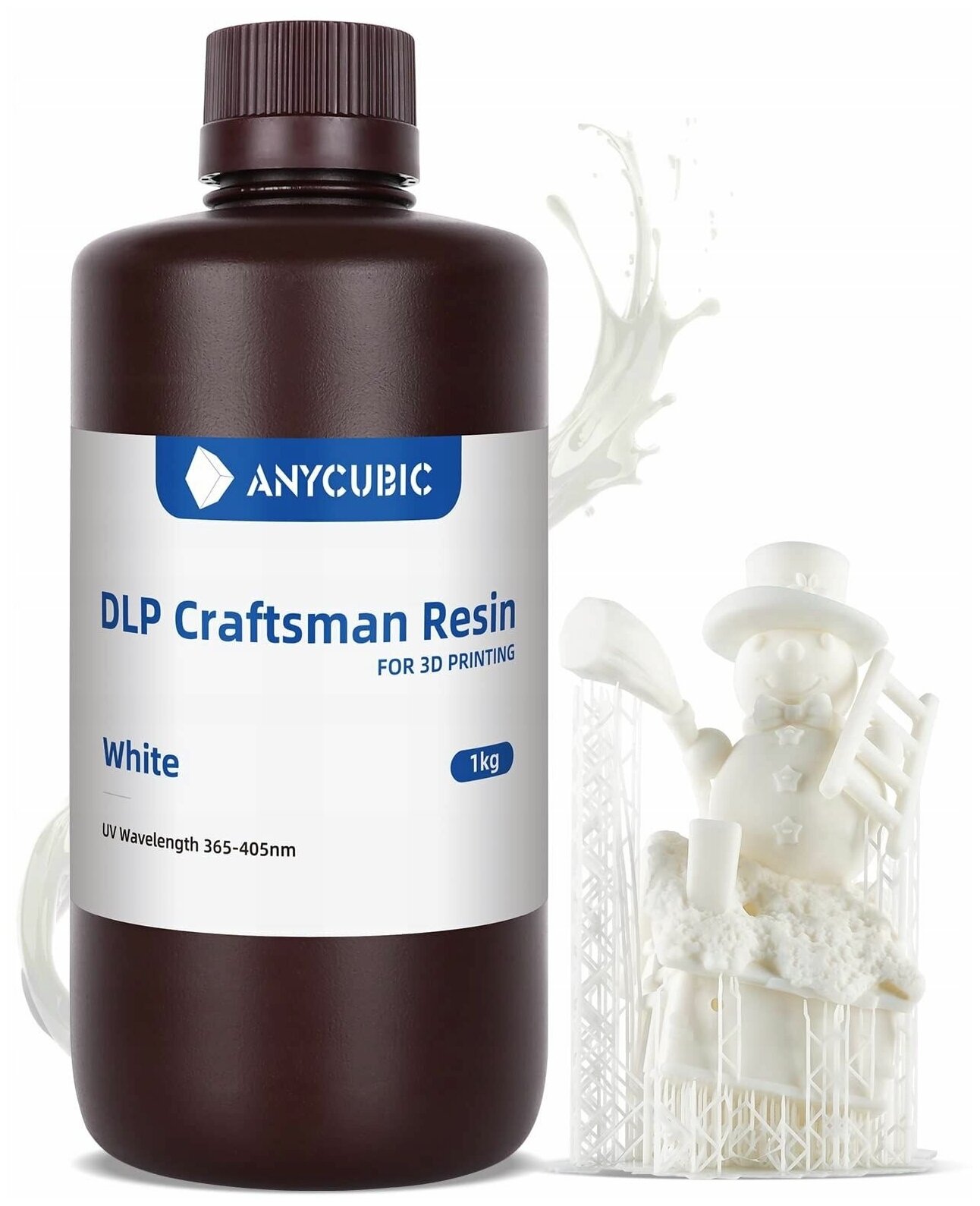 Фотополимерная смола Anycubic DLP Craftsman 1 кг белая