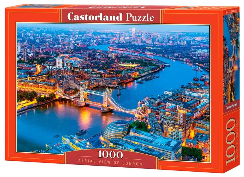 Puzzle-1000. Лондон с высоты птичьего полета (C-104291) - фото №1