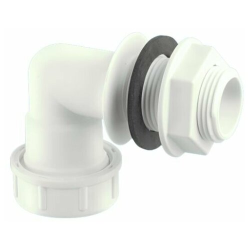 R5M Муфта переходная на 90град компрессионная с Ду-19-23мм на 34папа в комплекте с контргайкой и прокладкой 855₽