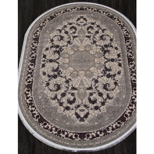 Ковер KASHAN 752026 000 Овал в гостиную в дом в зал в квартиру в комнату в спальню 2 x 4 м.