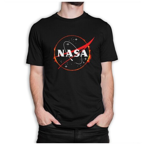фото Футболка dream shirts nasa мужская 2xl черная