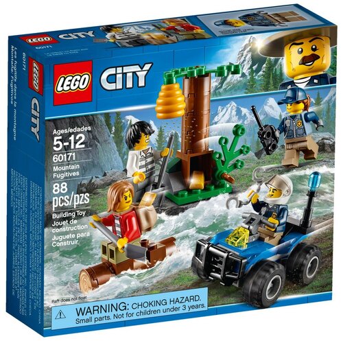Конструктор LEGO City 60171 Убежище в горах, 88 дет. конструктор lego city 60342 трюк с акулой
