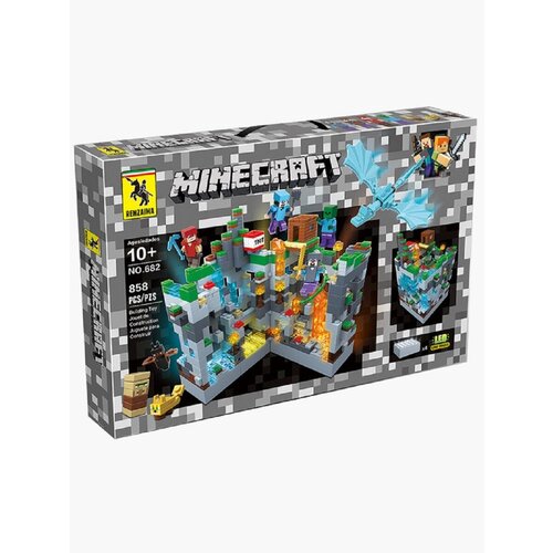 фото Конструктор майнкрафт lego minecraft красный faelit