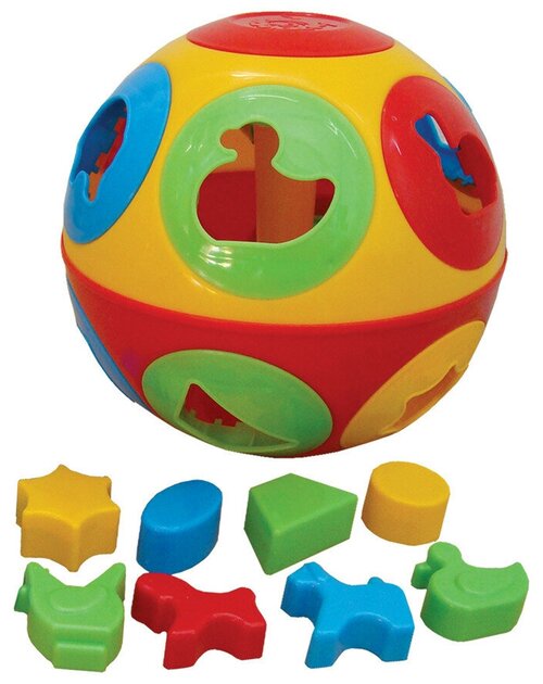 Развивающая игрушка ТехноК Колобок, разноцветный