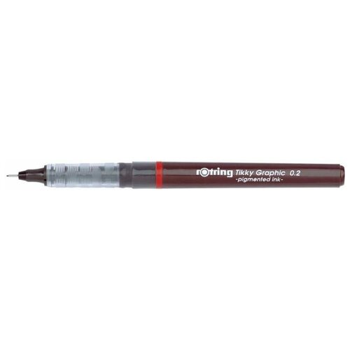 Ручка капилляр. Rotring Tikky Graphic (1904752) d=0.2мм чернила черн.